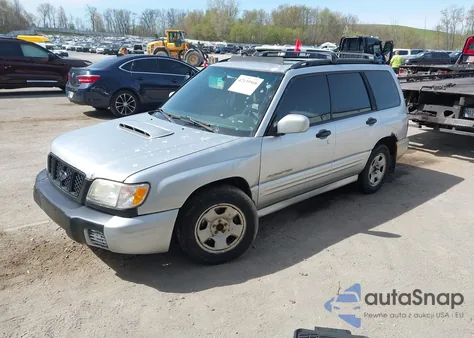 2002 Subaru Forester S from USA, damaged, VIN JF1SF65612H711207